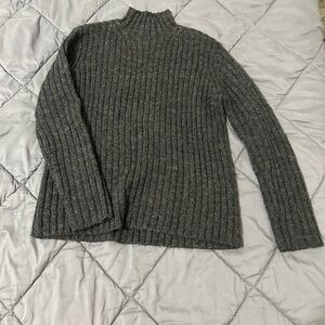 Lauren Ralph Lauren Charcoal Knit Sweater